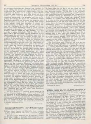 Kirchengeschichte: Reformationszeit