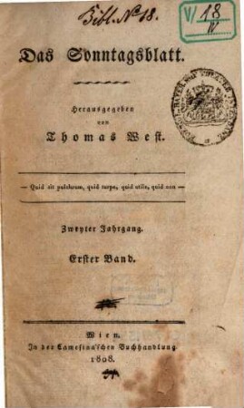Das Sonntagsblatt. 2. 1808, 53/69