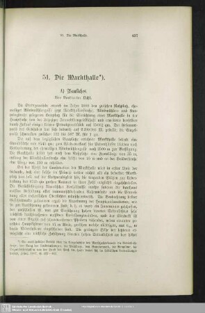 51. Die Markthalle