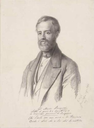 Bildnis Benzoni, Giovanni Maria (1799-1873), Bildhauer
