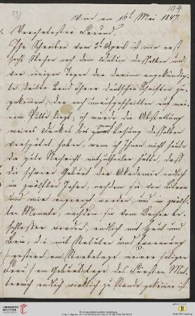 Brief von Joseph von Hammer-Purgstall an Friedrich Creuzer