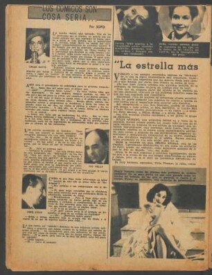 Los cómicos son cosa seria ...