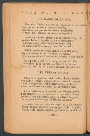La fuerza propia