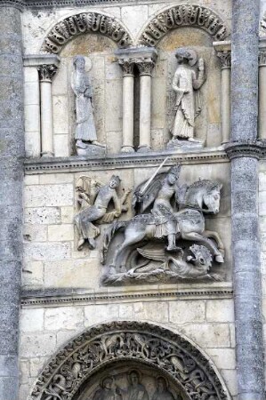 Heiliger Georg im Kampf mit dem Drachen