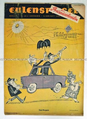 Satirezeitschrift "Eulenspiegel" mit Titel zur Internationalen Funkausstellung (IFA)