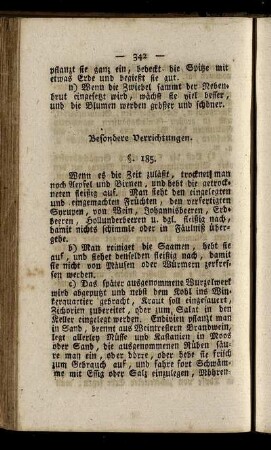 § 185. Besondere Verrichtungen.