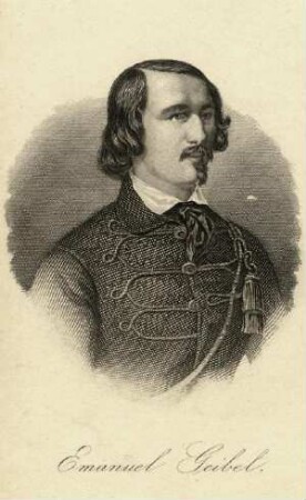 Bildnis von Emanuel Geibel (1815-1884)