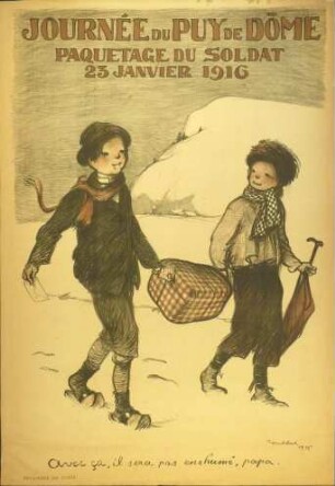 Journée du Puy de Dôme paquetage du soldat 23 janvier 1916