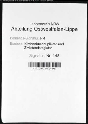 Kirchenbuchduplikat der evangelisch-reformierten Gemeinde Hörde (GHT 1856-1874). (Gemeinde: Hörde, evangelisch-reformierte Gemeinde)