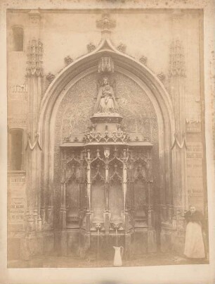Fontaine de la Crosse, Rouen: Ansicht Marienbrunnen