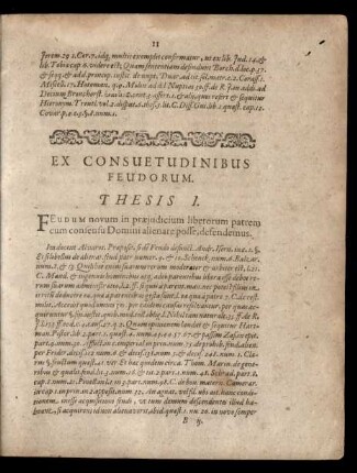 Ex Consuetudinibus Feudorum.