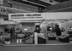 Ausstellungsfläche des VEB Möbelkombinat Hellerau