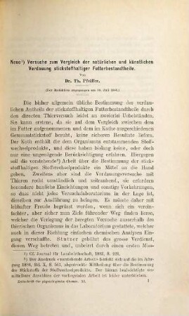 Zeitschrift für physiologische Chemie, 11. 1887