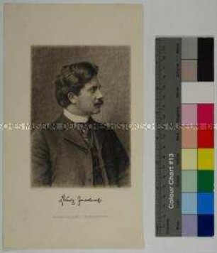 Porträt des Dichters und Publizisten Ludwig Jacobowski