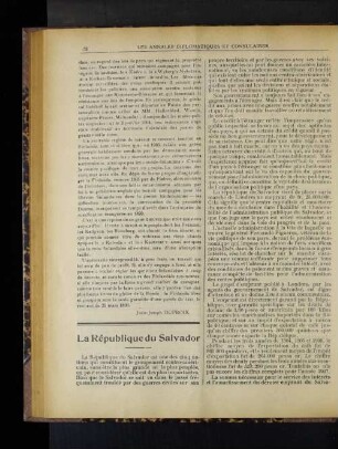 La République du Salvador