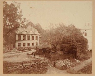 Kiel. Eckmann´sche Schmiede in der Brunswik und das Molden Lauersche Haus an der Fleckenstraße