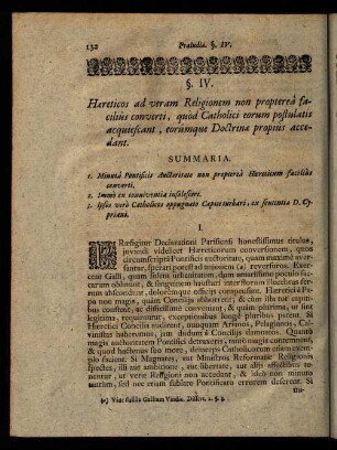 132-135, § IV. Haereticos ad veram Religionem ...