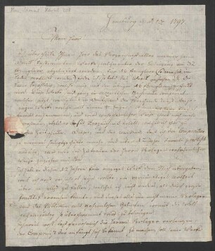 Brief an Breitkopf & Härtel : 01.10.1797