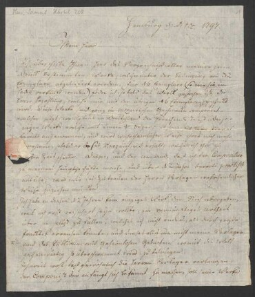 Brief an Breitkopf & Härtel : 01.10.1797
