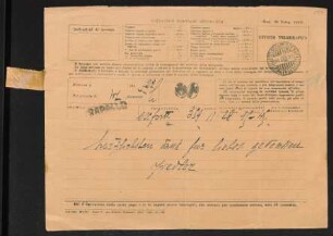 Brief von Hermann Georg Fiedler an Gerhart Hauptmann