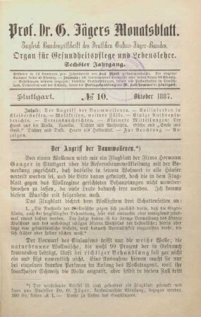 Der Angriff der Baumwollenen.