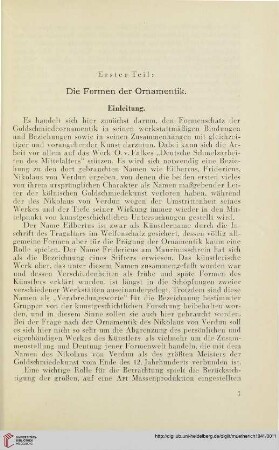 Erster Teil: Die Formen der Ornamentik