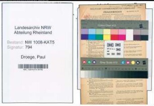 Entnazifizierung Paul Droege , geb. 30.06.1906 (Ingenieur)