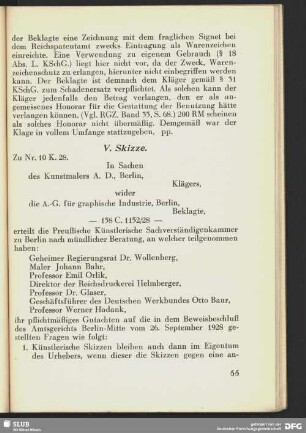 B. Gutachten der Preußischen Künstlerischen Sachverständigenkammer