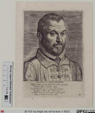 Bildnis Benito Arias Montano (lat. Benedictus Arias Montanus)