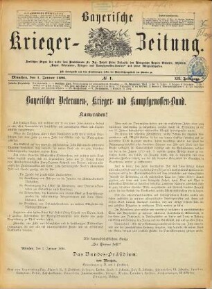 Bayerische Krieger-Zeitung. 12. 1896