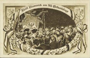 Fürst Bismarck am 80. Geburtstage