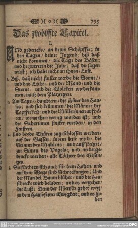 Das zwölffte Capitel