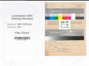 Entnazifizierung Eduard Kate , geb. 16.12.1890 (Kreisoberinspektor)