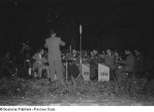 Auftritt des Orchesters des Senders Leipzig