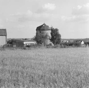 Coswig, Gründelmühle : Coswig. Gründelmühle, Mühlenhügel 22. Außenansicht
