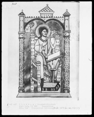 Evangeliar — Der Evangelist Matthäus, Folio 10verso