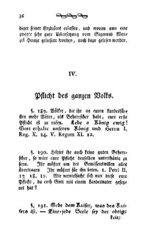 IV. Pflicht des ganzen Volks.