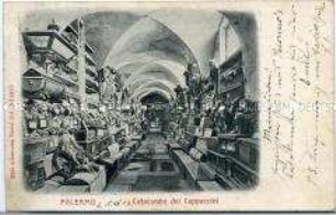 Ansicht der Katakomben in Palermo