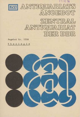 Nr. 1358: Theologie