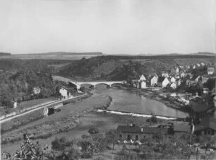 Schleuse und Wehr Villmar/Lahn