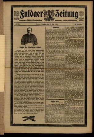 Ausgabe vom Dienstag, den 17. Juli 1906.
