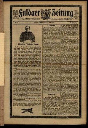 Ausgabe vom Dienstag, den 17. Juli 1906.
