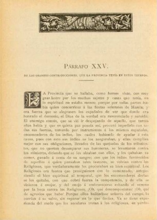 Párrafo XXV. De las grandes contradicciones, que la provincia Tenía en estos tiempos