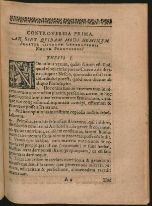 Controversia Prima.