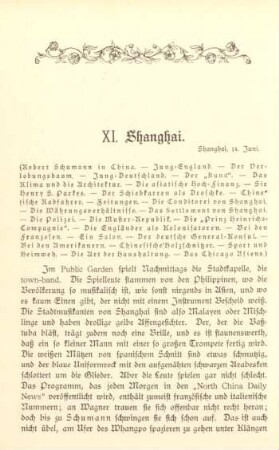 XI. Shanghai