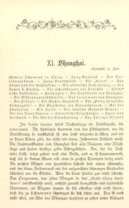 XI. Shanghai