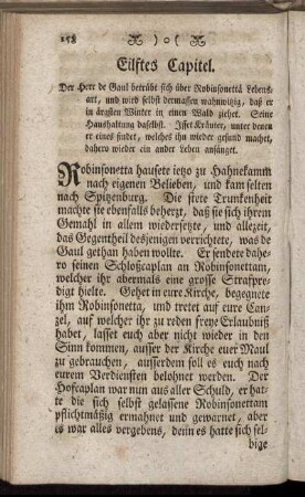 Eilftes Capitel