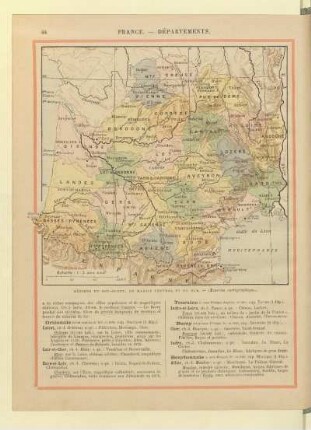 FRANCE. - DEPARTEMENTS
