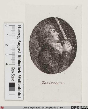 Bildnis Tadeusz (Andrzej Bonaventura) Kościuszko