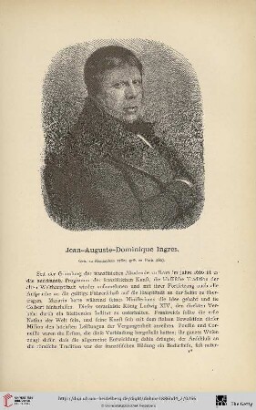 4: Jean-Auguste-Dominique Ingres : geb. zu Montauban 1780, gest. zu Paris 1867